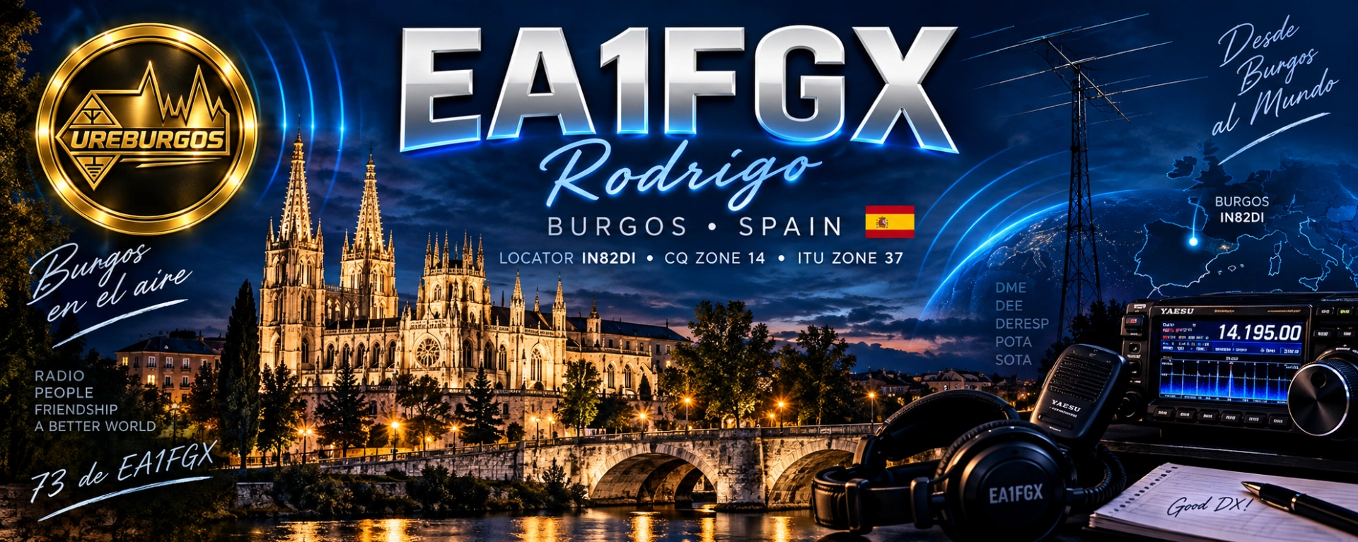 EA1FGX · Amateur Radio Station · Burgos